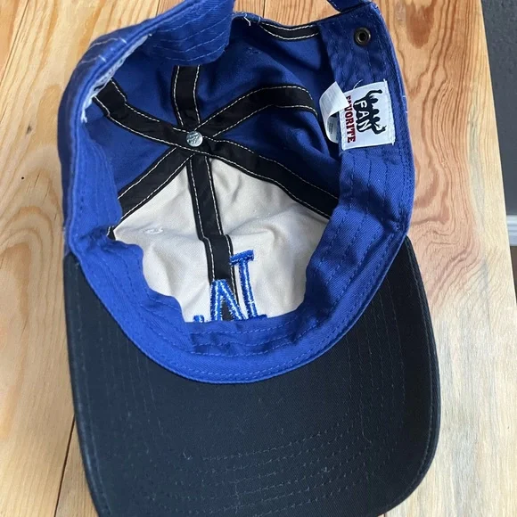 Los Angeles Dodgers blue black and white adjustable strap hat - Picture 5 of 5